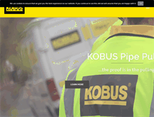 Tablet Screenshot of kobuspipepuller.com